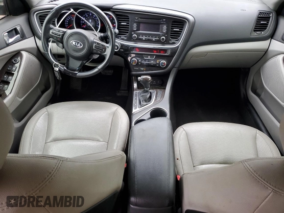 2015 Kia Optima EX с VIN 5XXGN4A77FG514163, выставлен на аукционе Copart как лот 56245325 с пробегом 135 071 миль миль и Чистый • Clean title. История ставок и продаж доступна на DreamBid. Изображение 8.