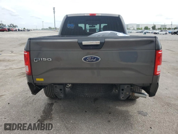 2017 Ford F-150 XL with VIN 1FTEW1C86HKD49367, listed as a Copart auction lot 62867715 with 107,896 mi miles and Salvage title. Bid and sale history available at DreamBid. Image 6.