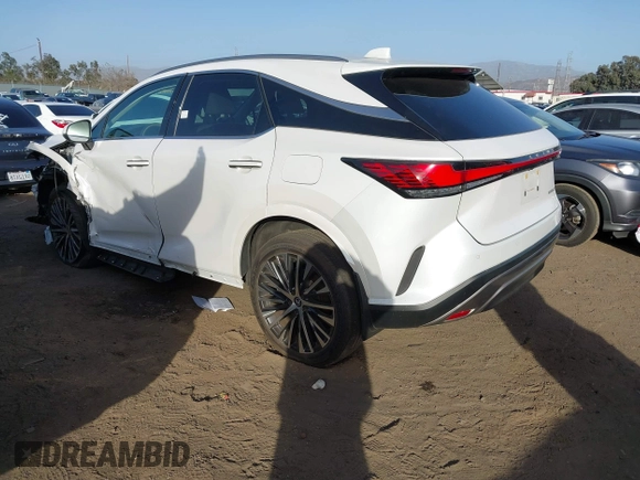 2023 Lexus RX with VIN 2T2BAMBA0PC016648, listed as a IAAI auction lot 41275605 with 12,382 mi miles. Bid and sale history available at carsss.com. Image 3.