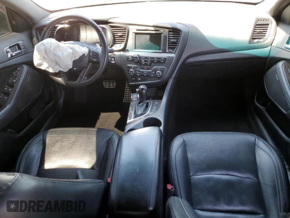 2013 Kia Optima SX with VIN 5XXGR4A62DG154244, listed as a Copart auction lot 55768695 with 92,345 mi miles and Salvage title. Bid and sale history available at DreamBid. Image 8.