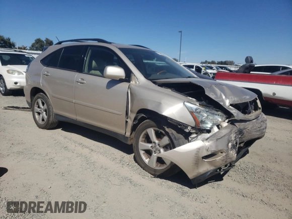 2004 Lexus RX 330 with VIN JTJGA31U240018954, listed as a Copart auction lot 70539794 with 210,874 mi miles and Salvage Title. Bid and sale history available at carsss.com. Image 4.