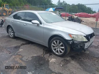 2008 Lexus LS 460 z VIN JTHBL46F085074017, wystawiony jako IAAI lot #42491366 z przebiegiem 163 172 mil mil oraz . Historia ofert i sprzedaży dostępna na DreamBid. Obrazek 1.