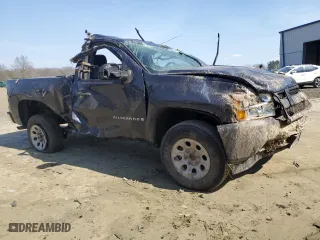 2007 Chevrolet Silverado 1500 Classic Work Truck with VIN 1GCEC14X17Z650388, listed as a Copart auction lot 46940164 with 0 mi miles and Salvage Title. Bid and sale history available at carsss.com. Image 4.