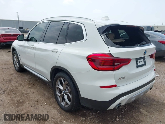2021 BMW X3 sDrive30i with VIN 5UXTY3C04M9D81731, listed as a IAAI auction lot 41921255 with 81,047 mi miles and . Bid and sale history available at DreamBid. Image 3.
