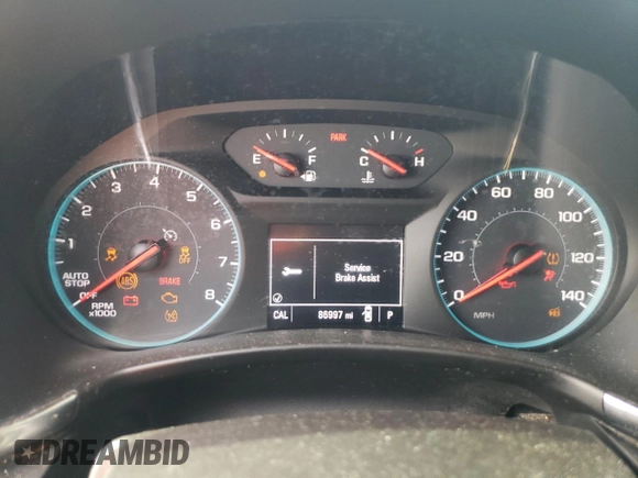 2018 Chevrolet Equinox LT with VIN 3GNAXSEV6JS547467, listed as a Copart auction lot 66942264 with 86,997 mi miles and Non Repairable. Bid and sale history available at carsss.com. Image 9.
