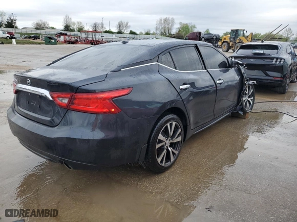 2017 Nissan Maxima SR with VIN 1N4AA6AP9HC385042, listed as a Copart auction lot 49199574 with 82,829 mi miles and Salvage Title. Bid and sale history available at carsss.com. Image 3.