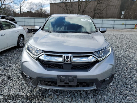 2017 Honda CR-V EX with VIN 5J6RW2H56HL062914, listed as a Copart auction lot 53535225 with 54,612 mi miles and Salvage Title. Bid and sale history available at carsss.com. Image 5.