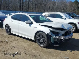 2018 Acura TLX w/A-SPEC Pkg with VIN 19UUB2F63JA007945, listed as a IAAI auction lot 41320172 with 160,616 mi miles. Bid and sale history available at carsss.com. Image 1.