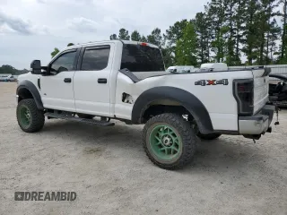 2020 Ford F-250 XL with VIN 1FT7W2B68LEC45808, listed as a Copart auction lot 55674505 with 136,473 mi miles and Salvage title. Bid and sale history available at DreamBid. Image 2.