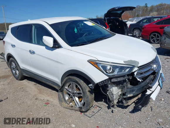 2017 Hyundai Santa Fe 2.4L z VIN 5NMZTDLB3HH003991, wystawiony jako IAAI lot #42051238 z przebiegiem 125 742 mil mil oraz . Historia ofert i sprzedaży dostępna na DreamBid. Obrazek 1.