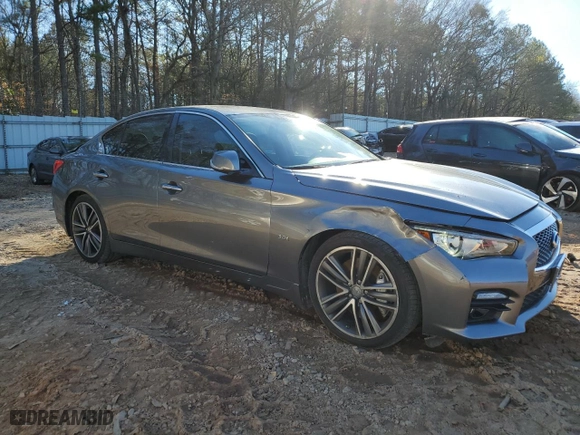 2017 Infiniti Q50 3.0t Premium with VIN JN1EV7AP0HM735936, listed as a Copart auction lot 88270135 with NaN miles and Salvage Title. Bid and sale history available at carsss.com. Image 4.