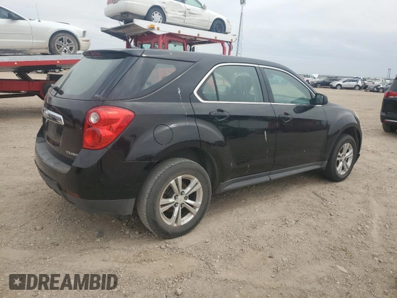2013 Chevrolet Equinox LS with VIN 2GNALBEK4D6142471, listed as a Copart auction lot 53695325 with 129,233 mi miles and Clean Title. Bid and sale history available at carsss.com. Image 3.