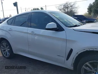 2018 BMW X6 xDrive35i with VIN 5UXKU2C55J0X49585, listed as a IAAI auction lot 41513997 with 57,204 mi miles. Bid and sale history available at carsss.com. Image 14.