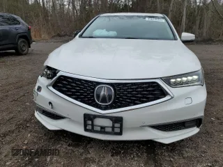 2018 Acura TLX w/Advance Pkg with VIN 19UUB3F78JA800267, listed as a Copart auction lot 45623984 with 125,758 mi miles and Salvage Title. Bid and sale history available at carsss.com. Image 5.