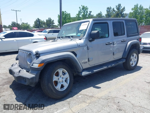 2020 Jeep Wrangler Unlimited Sport S с VIN 1C4HJXDN3LW268895, выставлен на аукционе IAAI как лот 42555660 с пробегом 60 962 миль миль и . История ставок и продаж доступна на DreamBid. Изображение 22.