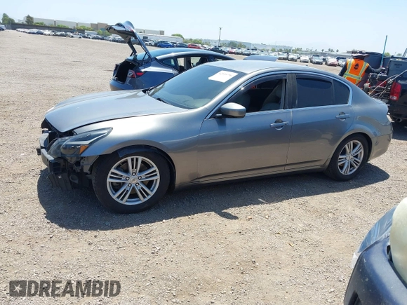 2011 Infiniti G25 with VIN JN1DV6AP3BM604349, listed as a IAAI auction lot 42539796 with 157,621 mi miles and . Bid and sale history available at DreamBid. Image 14.