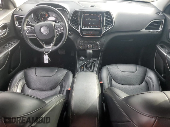 2019 Jeep Cherokee Limited with VIN 1C4PJMDX9KD442071, listed as a Copart auction lot 84853384 with 53,315 mi miles and Salvage Title. Bid and sale history available at carsss.com. Image 8.