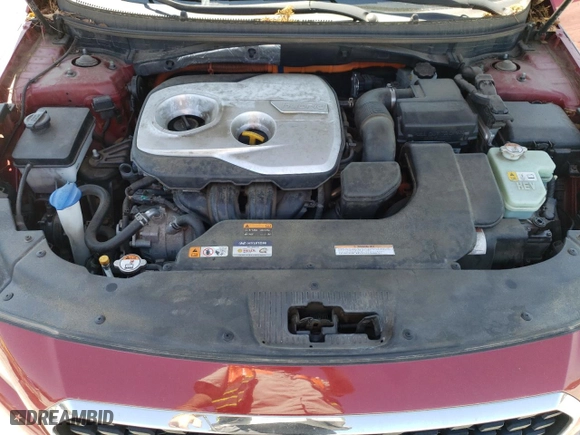 2016 Hyundai Sonata Hybrid SE with VIN KMHE24L14GA016987, listed as a Copart auction lot 52593115 with 143,071 mi miles and Salvage Title. Bid and sale history available at carsss.com. Image 11.