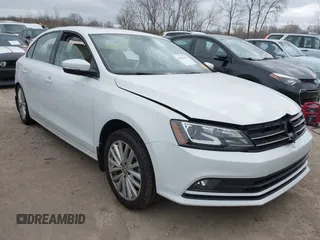 2016 Volkswagen Jetta Sedan 1.8T SEL with VIN 3VWL07AJXGM214382, listed as a IAAI auction lot 42042424 with 1 mi miles. Bid and sale history available at carsss.com. Image 1.
