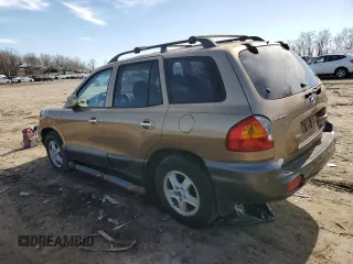 2004 Hyundai Santa Fe GLS with VIN KM8SC13E34U725793, listed as a Copart auction lot 45959715 with 141,943 mi miles and Salvage Title. Bid and sale history available at carsss.com. Image 2.