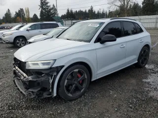 2019 Audi SQ5 Premium Plus with VIN WA1B4AFY4K2006353, listed as a Copart auction lot 79935524 with 48,536 mi miles and Salvage Title. Bid and sale history available at carsss.com. Image 1.