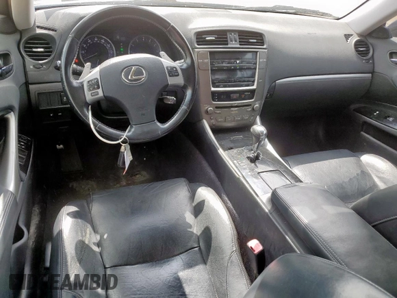 2012 Lexus IS 250 with VIN JTHBF5C26C5166479, listed as a Copart auction lot 62152895 with 183,147 mi miles and Salvage title. Bid and sale history available at DreamBid. Image 8.