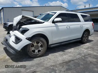 2019 Ford Expedition Max XLT with VIN 1FMJK1JT6KEA36595, listed as a Copart auction lot 57612995 with 92,755 mi miles and Salvage title. Bid and sale history available at DreamBid. Image 1.