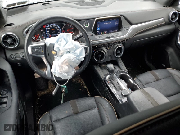 2021 Chevrolet Blazer Premier с VIN 3GNKBLRS6MS562144, выставлен на аукционе Copart как лот 45912085 с пробегом 48 846 миль миль и Списание • Salvage title. История ставок и продаж доступна на DreamBid. Изображение 8.
