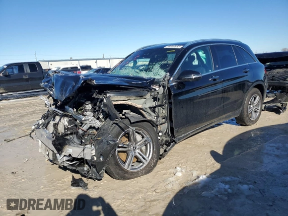 2022 Mercedes-Benz GLC 300 with VIN W1N0G8DBXNG114598, listed as a Copart auction lot 88006955 with Not provided miles and Salvage title. Bid and sale history available at DreamBid. Image 1.