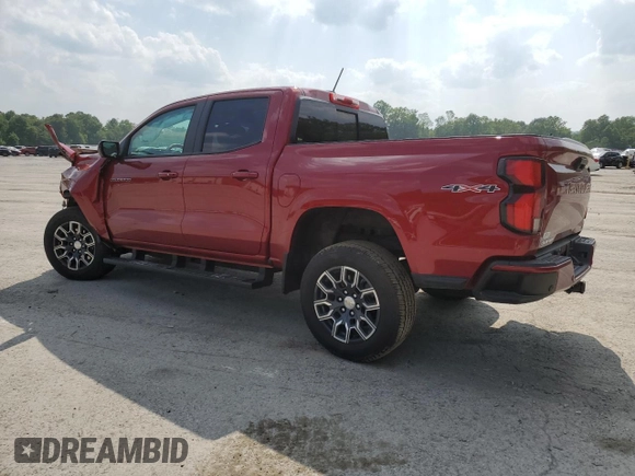 2024 Chevrolet Colorado 4WD LT z VIN 1GCPTCEK6R1208103, wystawiony jako Copart lot #59491475 z przebiegiem 2 301 mil mil oraz Szkoda całkowita • Salvage title. Historia ofert i sprzedaży dostępna na DreamBid. Obrazek 2.