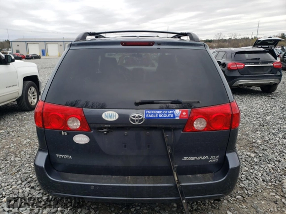 2008 Toyota Sienna XLE with VIN 5TDBK22C18S018893, listed as a Copart auction lot 53005975 with 167,651 mi miles and Clean Title. Bid and sale history available at carsss.com. Image 6.