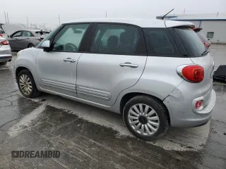 2014 FIAT 500L Easy with VIN ZFBCFABH8EZ022483, listed as a Copart auction lot 43144415 with 81,490 mi miles and Clean Title. Bid and sale history available at DreamBid. Image 2.