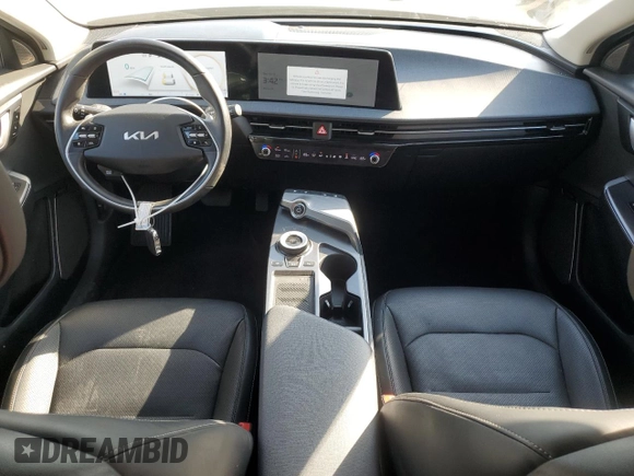 2023 Kia EV6 Wind with VIN KNDC34LA9P5111255, listed as a Copart auction lot 75493074 with 78,294 mi miles and Salvage Title. Bid and sale history available at carsss.com. Image 8.