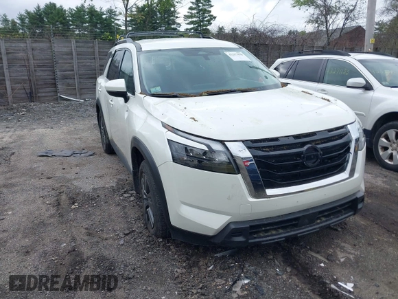 2024 Nissan Pathfinder SV with VIN 5N1DR3BC6RC240547, listed as a IAAI auction lot 42257858 with 13,465 mi miles and . Bid and sale history available at DreamBid. Image 1.