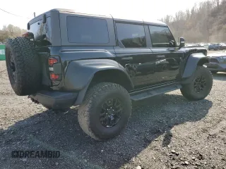 2023 Ford Bronco Raptor with VIN 1FMEE5JR4PLB71484, listed as a Copart auction lot 53314175 with 30,626 mi miles and Salvage title. Bid and sale history available at DreamBid. Image 3.