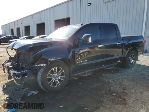 2021 Nissan Titan SV с VIN 1N6AA1EFXMN509569, выставлен на аукционе Copart как лот 52285595 с пробегом 70 296 миль миль и На запчасти • Non repairable. История ставок и продаж доступна на DreamBid. Изображение 1.
