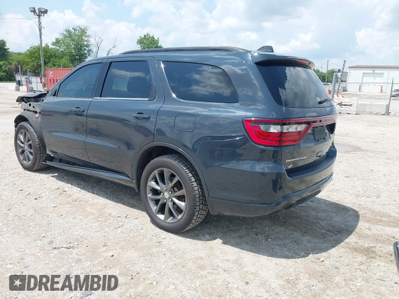 2018 Dodge Durango GT with VIN 1C4RDJDG3JC102174, listed as a IAAI auction lot 42554375 with 84,132 mi miles and . Bid and sale history available at DreamBid. Image 3.