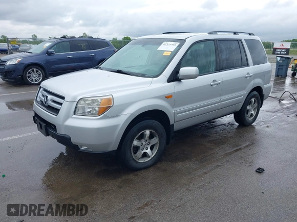 2008 Honda Pilot EX-L with VIN 5FNYF18508B020009, listed as a IAAI auction lot 42321395 with 149,173 mi miles and . Bid and sale history available at DreamBid. Image 2.