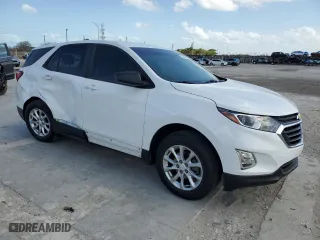 2020 Chevrolet Equinox LS with VIN 2GNAXHEV0L6165794, listed as a Copart auction lot 51043445 with 47,616 mi miles and Non Repairable. Bid and sale history available at carsss.com. Image 4.