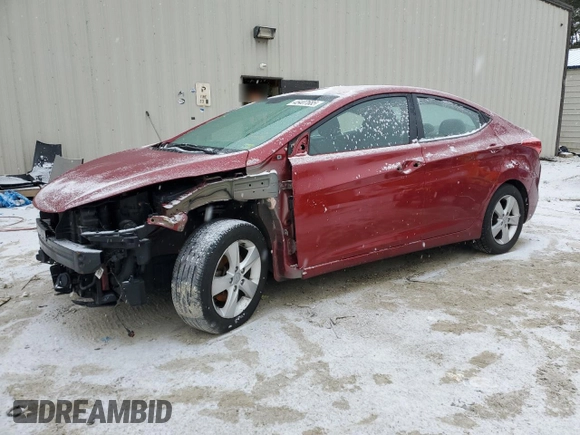 2013 Hyundai Elantra GLS with VIN 5NPDH4AE8DH452007, listed as a Copart auction lot 45407685 with 160,345 mi miles and Clean title. Bid and sale history available at DreamBid. Image 1.