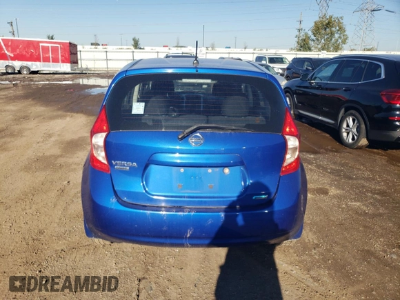 2014 Nissan Note S with VIN 3N1CE2CP3EL430248, listed as a Copart auction lot 45456585 with 61,270 mi miles and Non repairable. Bid and sale history available at DreamBid. Image 6.