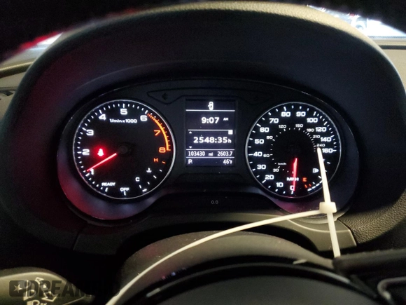 2016 Audi A3 2.0T Premium with VIN WAUB8GFF3G1094544, listed as a Copart auction lot 43507174 with 103,430 mi miles. Bid and sale history available at carsss.com. Image 9.