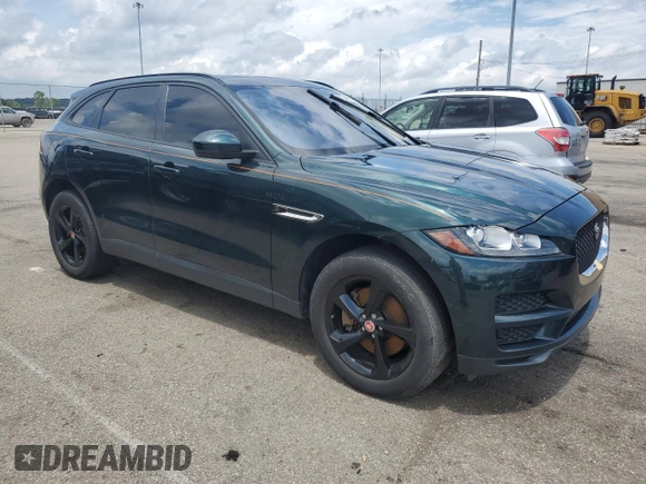 2017 Jaguar F-Pace 35t Premium with VIN SADCJ2BV7HA489912, listed as a Copart auction lot 62724665 with 74,494 mi miles and Clean title. Bid and sale history available at DreamBid. Image 4.