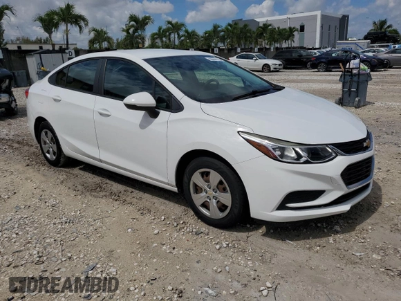 2018 Chevrolet Cruze LS with VIN 1G1BC5SM5J7125459, listed as a Copart auction lot 56994185 with 90,052 mi miles and Clean Title. Bid and sale history available at DreamBid. Image 4.