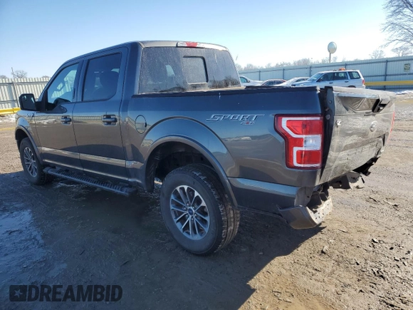 2018 Ford F-150 XL with VIN 1FTEW1EP3JFB40624, listed as a Copart auction lot 88748165 with 101,674 mi miles and Salvage title. Bid and sale history available at DreamBid. Image 2.