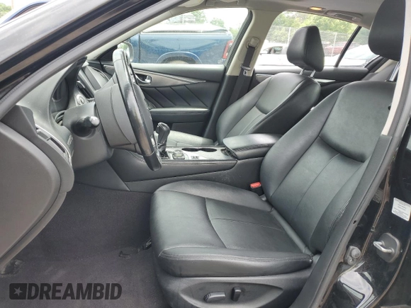 2015 Infiniti Q50 z VIN JN1BV7AR7FM421993, wystawiony jako Copart lot #60709065 z przebiegiem Nie podano mil oraz Szkoda całkowita • Salvage title. Historia ofert i sprzedaży dostępna na DreamBid. Obrazek 7.