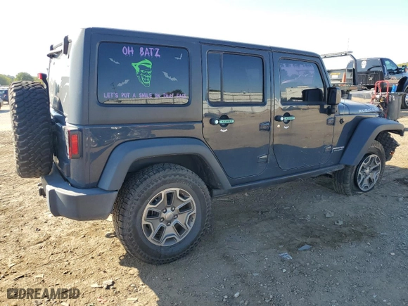 2018 Jeep Wrangler JK Unlimited Rubicon with VIN 1C4BJWFG9JL840582, listed as a Copart auction lot 73064054 with 47,590 mi miles and Salvage Title. Bid and sale history available at carsss.com. Image 3.