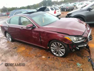 2016 Hyundai Genesis 3.8L with VIN KMHGN4JE7GU106946, listed as a IAAI auction lot 40809364 with 91,788 mi miles. Bid and sale history available at carsss.com. Image 1.