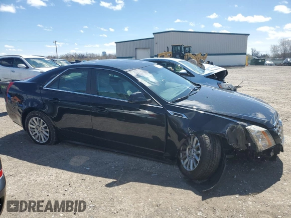 2013 Cadillac CTS Luxury with VIN 1G6DG5E50D0118198, listed as a Copart auction lot 53984005 with 60,381 mi miles and Salvage Title. Bid and sale history available at carsss.com. Image 4.