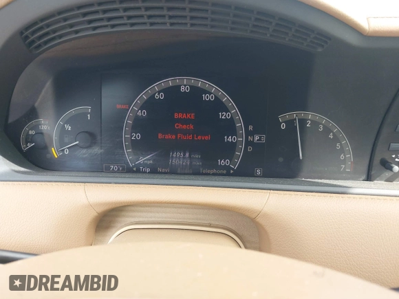 2008 Mercedes-Benz CL V8 with VIN WDDEJ71X38A014817, listed as a IAAI auction lot 41637116 with 150,424 mi miles. Bid and sale history available at carsss.com. Image 7.